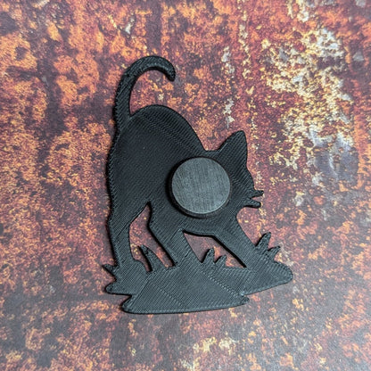 Black Cat Magnet (Halloween Magnet Set Vol.1)