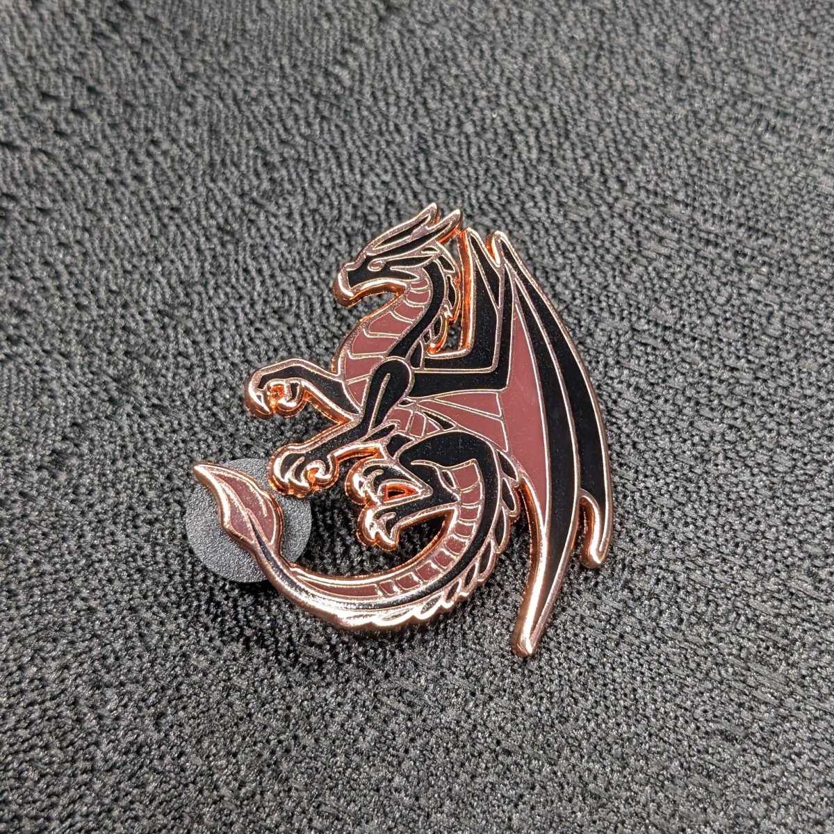 Black Dragon Of Gratitude Enamel Pin (B Grade)