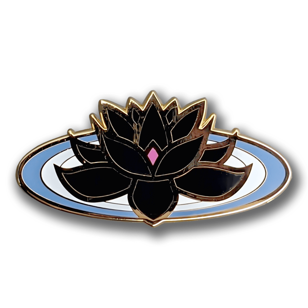 Black Lotus Enamel Pin