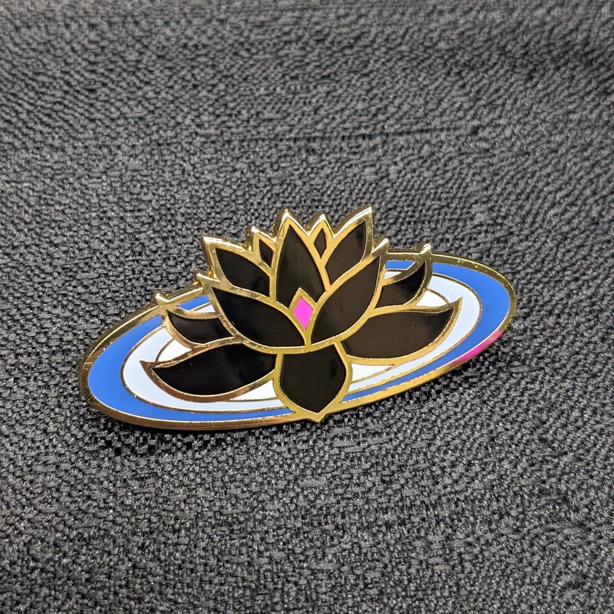 Black Lotus Enamel Pin