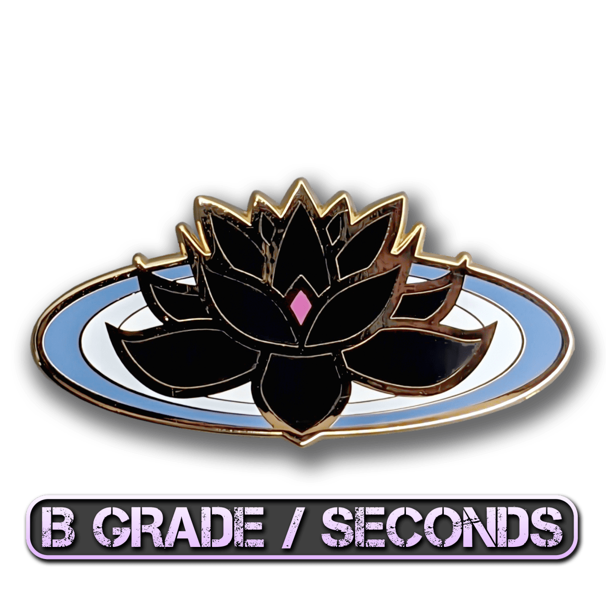 Black Lotus Enamel Pin (B Grade)