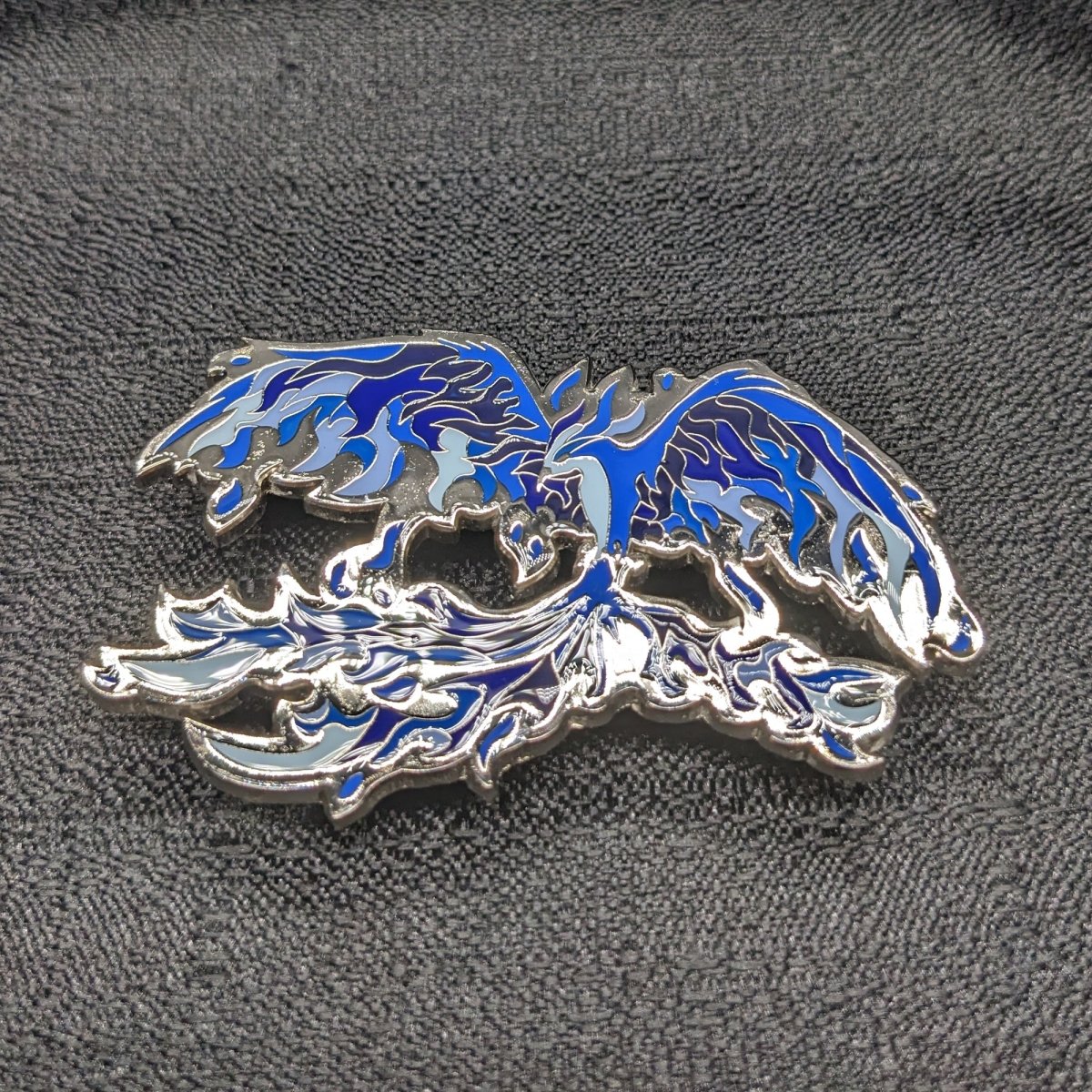 Blue Phoenix Enamel Pin (B Grade)