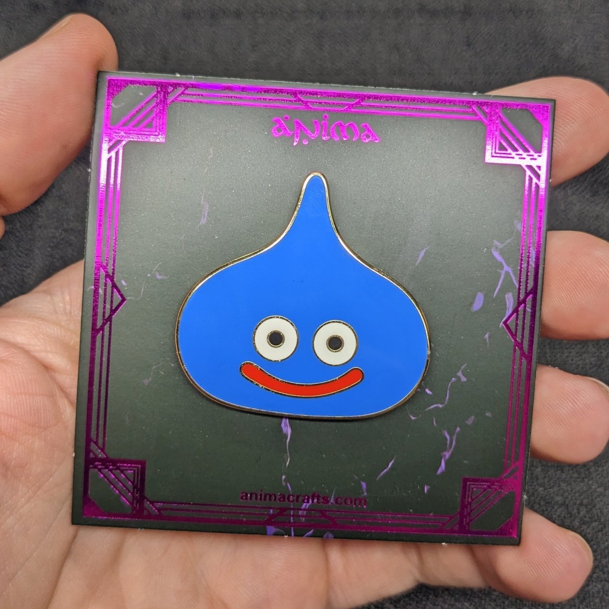 Blue Slime Enamel Pin (Dragon Quest) (B Grade)