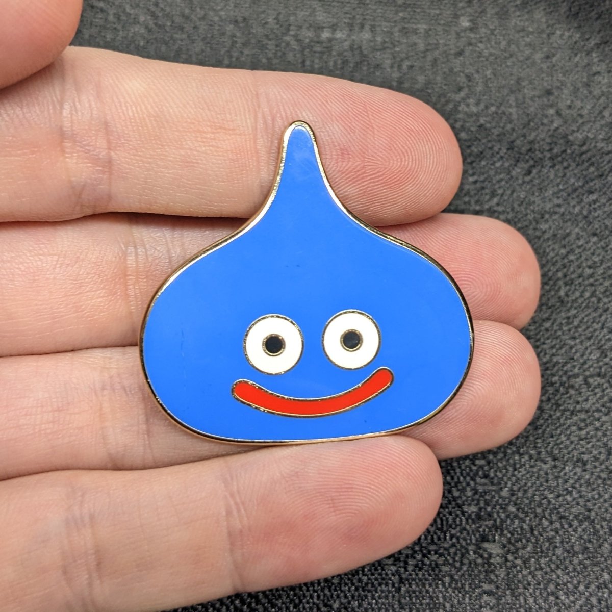 Blue Slime Enamel Pin (Dragon Quest) (B Grade)