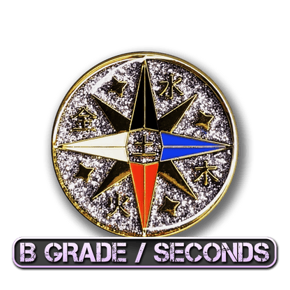 Celestial Compass Enamel Pin (B Grade)