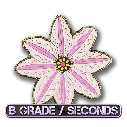Clematis Blossom Enamel Pin (B Grade)