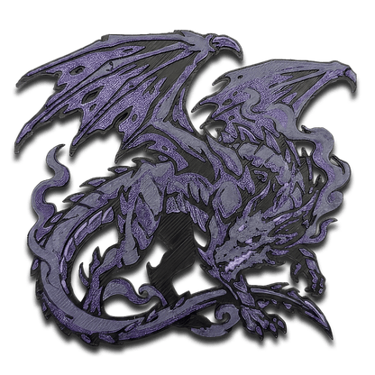 Dark Dragon Collectible Art Magnet