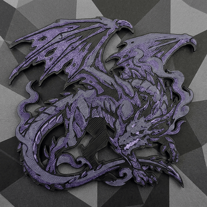 Dark Dragon Collectible Art Magnet