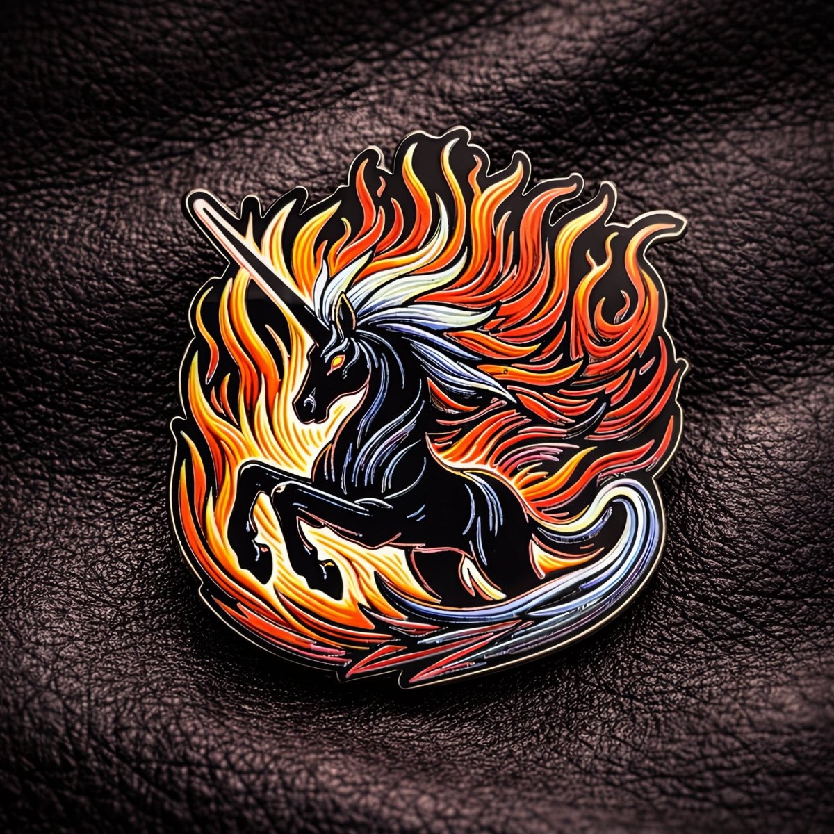 Dark Unicorn Enamel Pin