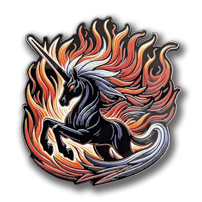 Dark Unicorn Enamel Pin