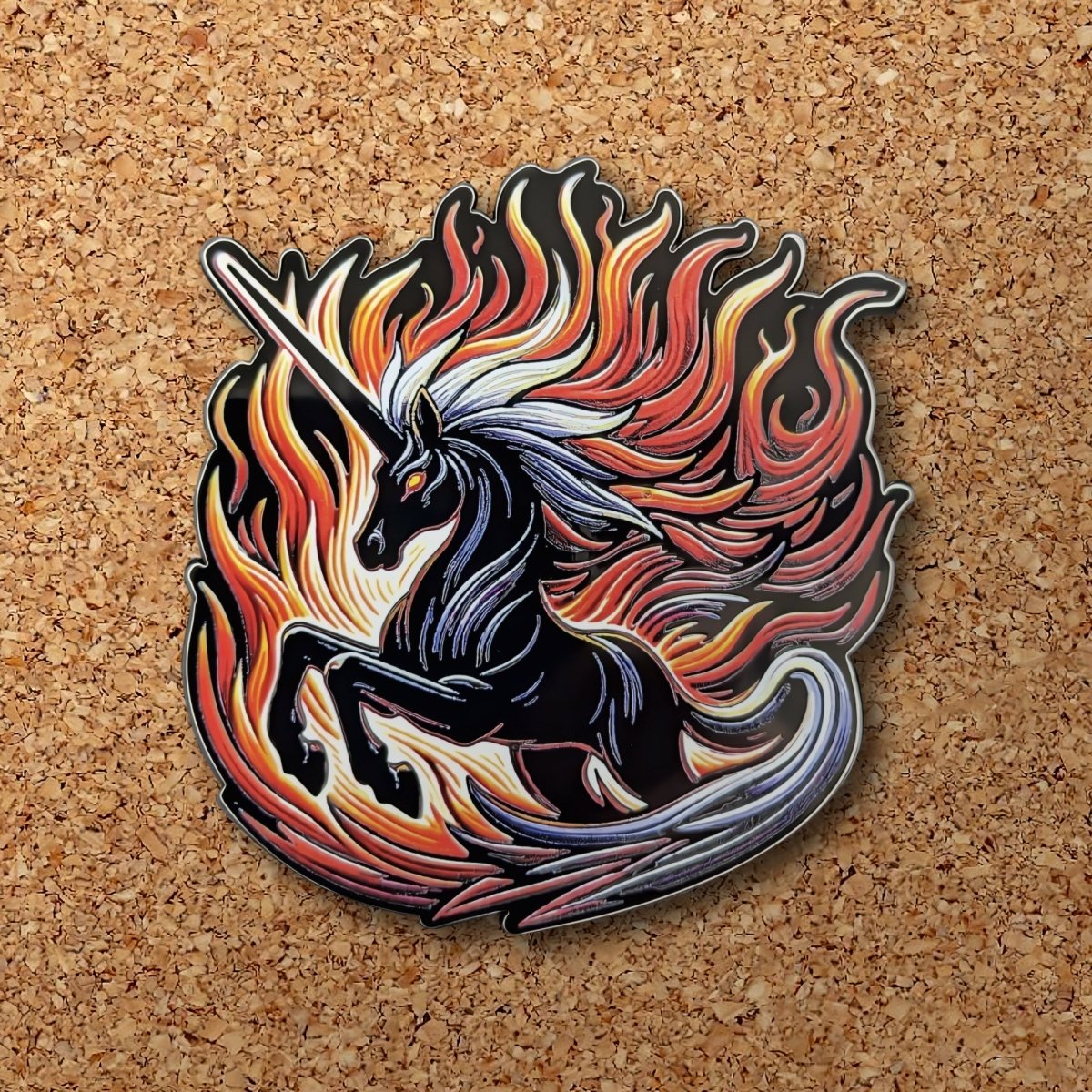 Dark Unicorn Enamel Pin (B Grade)