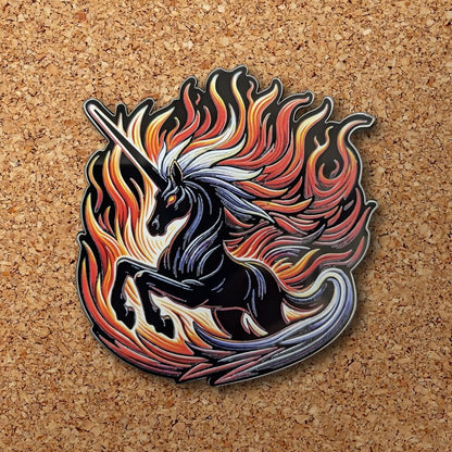 Dark Unicorn Enamel Pin (B Grade)