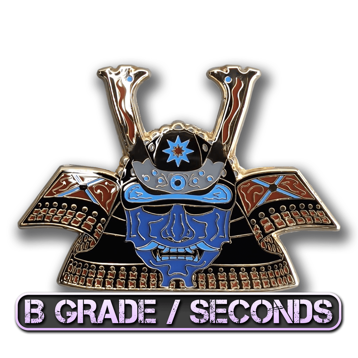 Dark Water Kabuto Enamel Pin (B Grade)