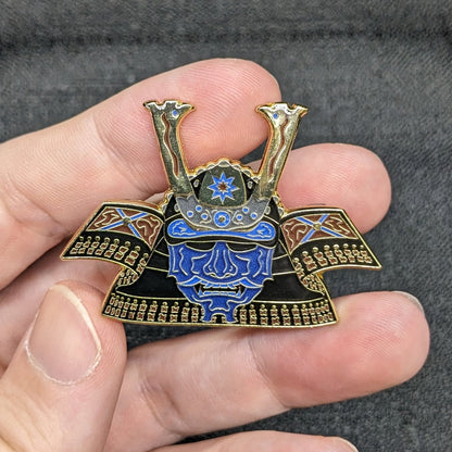 Dark Water Kabuto Enamel Pin (B Grade)