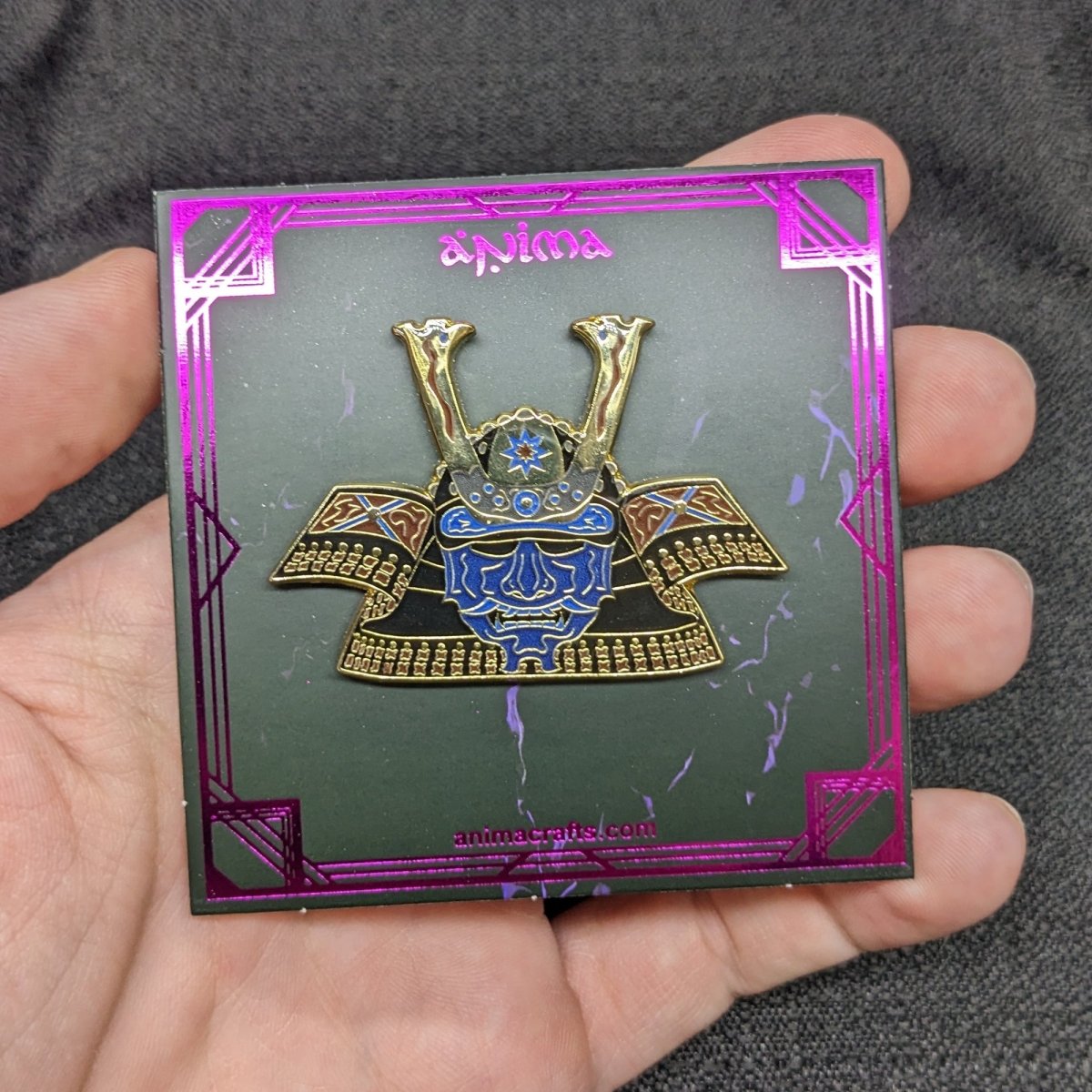 Dark Water Kabuto Enamel Pin (B Grade)