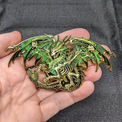 Draeghuul, Dragon Of Decay Enamel Pin (Dragon Aspects Vol.1) (B Grade)