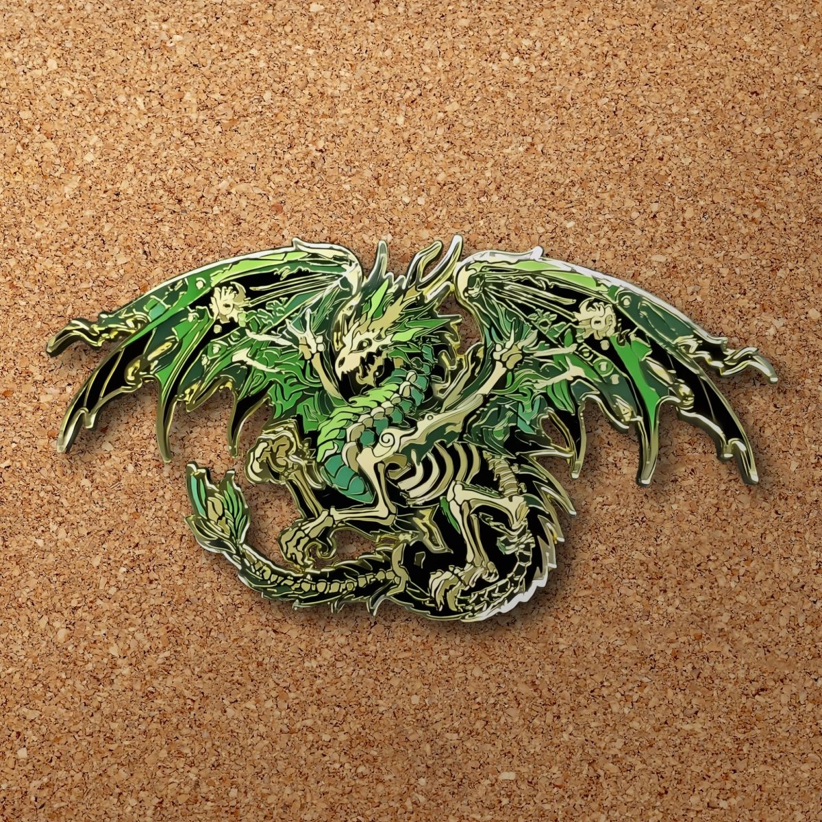 Draeghuul, Dragon Of Decay Enamel Pin (Dragon Aspects Vol.1) (B Grade)