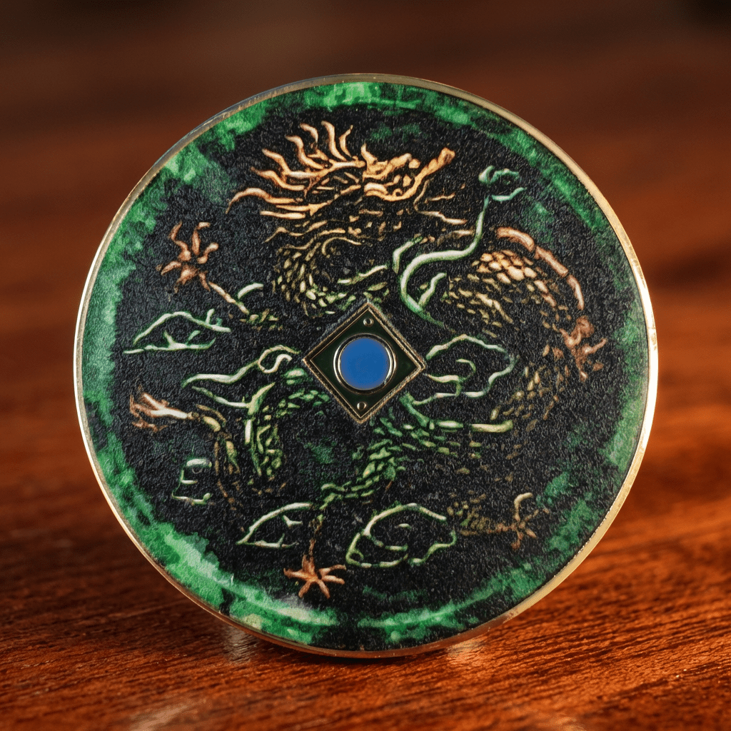 Dragon Mirror Enamel Pin (Shenmue)
