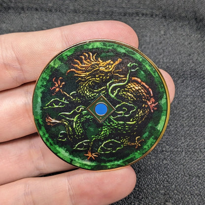 Dragon Mirror Enamel Pin (Shenmue) (B Grade)