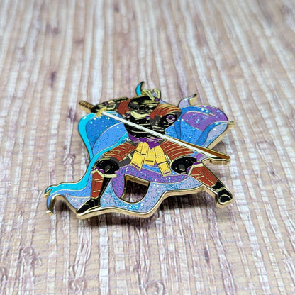 Enkai Ronin Enamel Pin - Japanese Samurai Warrior