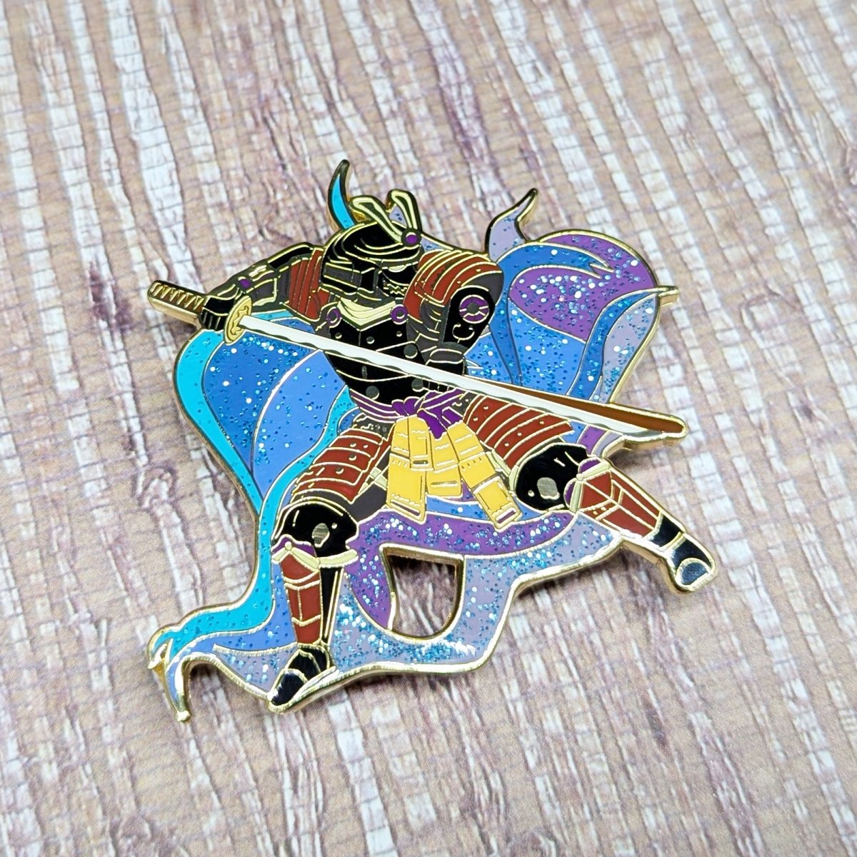 Enkai Ronin Enamel Pin - Japanese Samurai Warrior