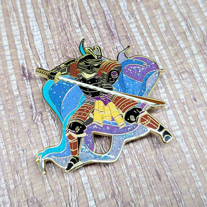 Enkai Ronin Enamel Pin - Japanese Samurai Warrior