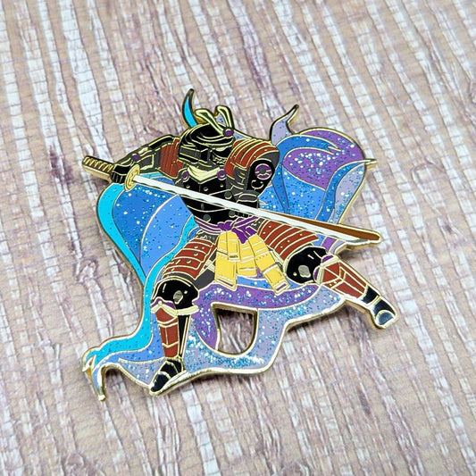 Enkai Ronin Enamel Pin - Japanese Samurai Warrior