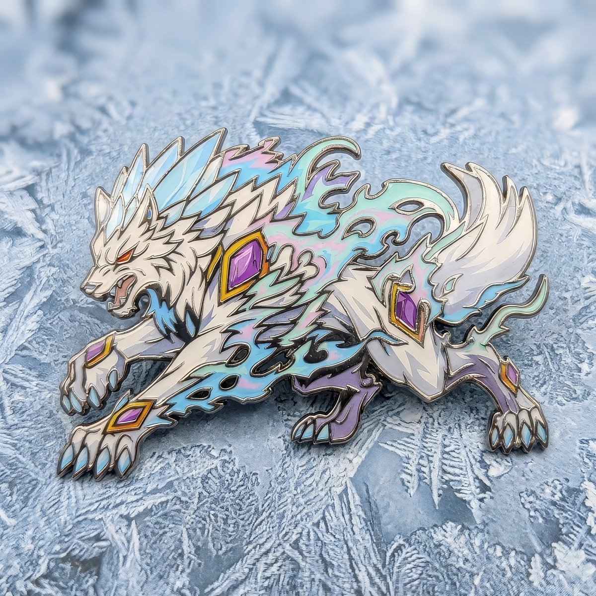 Fenrir Enamel Pin