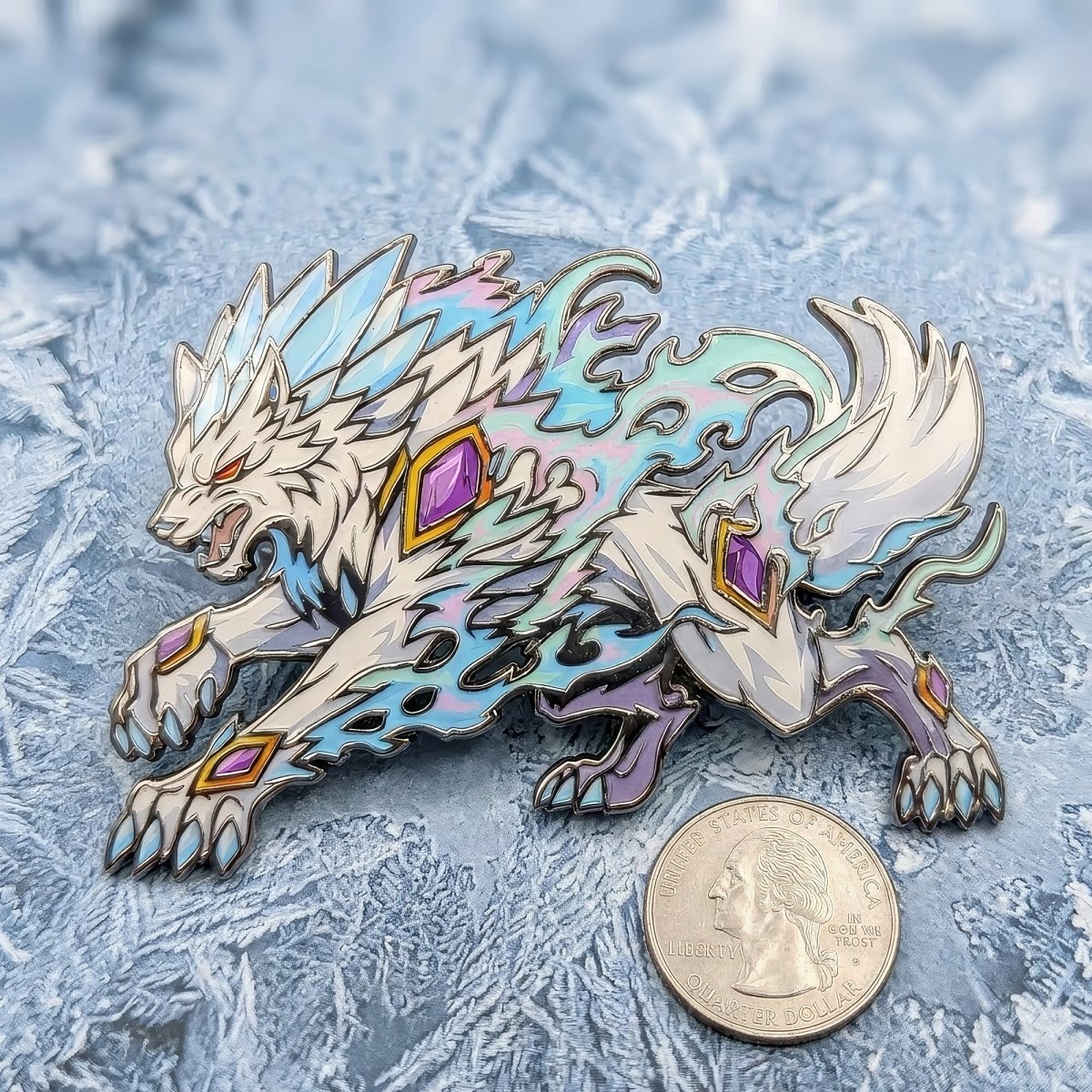 Fenrir Enamel Pin