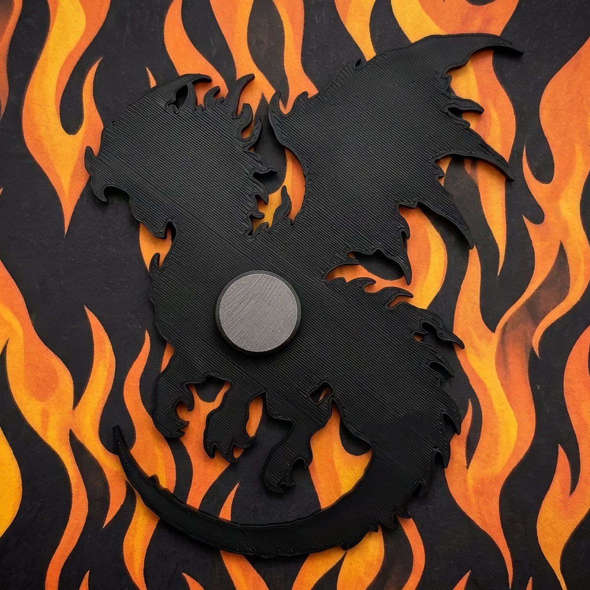 Fire Dragon Collectible Art Magnet