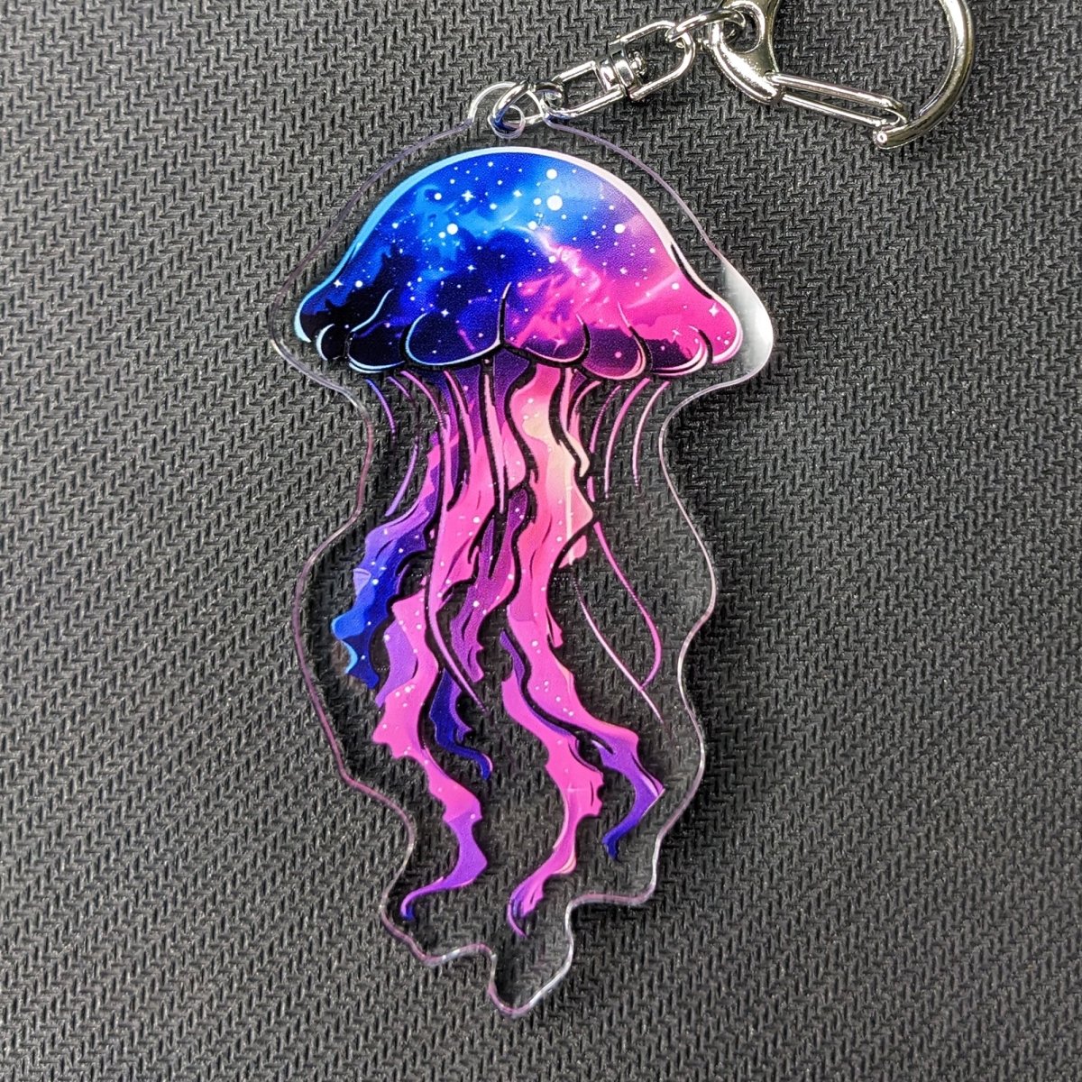 Galaxy Jellyfish Acrylic Keychain / Charm