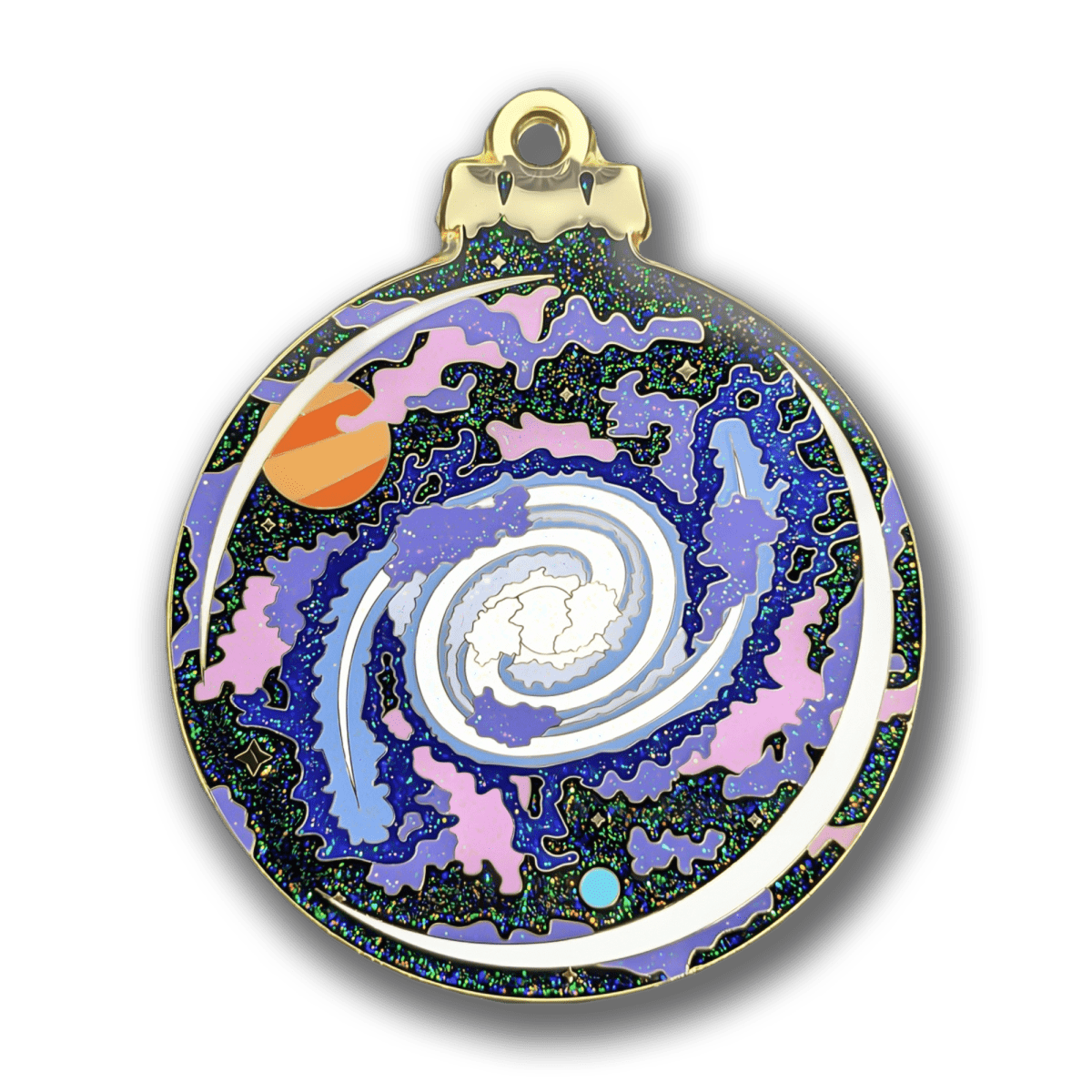 Galaxy Ornament Enamel Pin