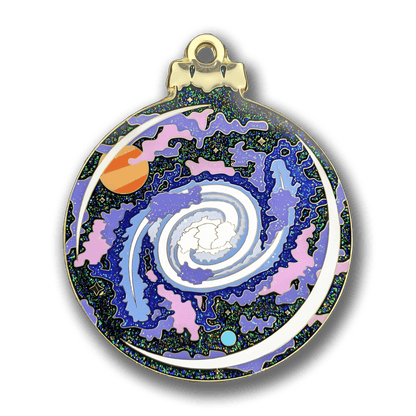 Galaxy Ornament Enamel Pin