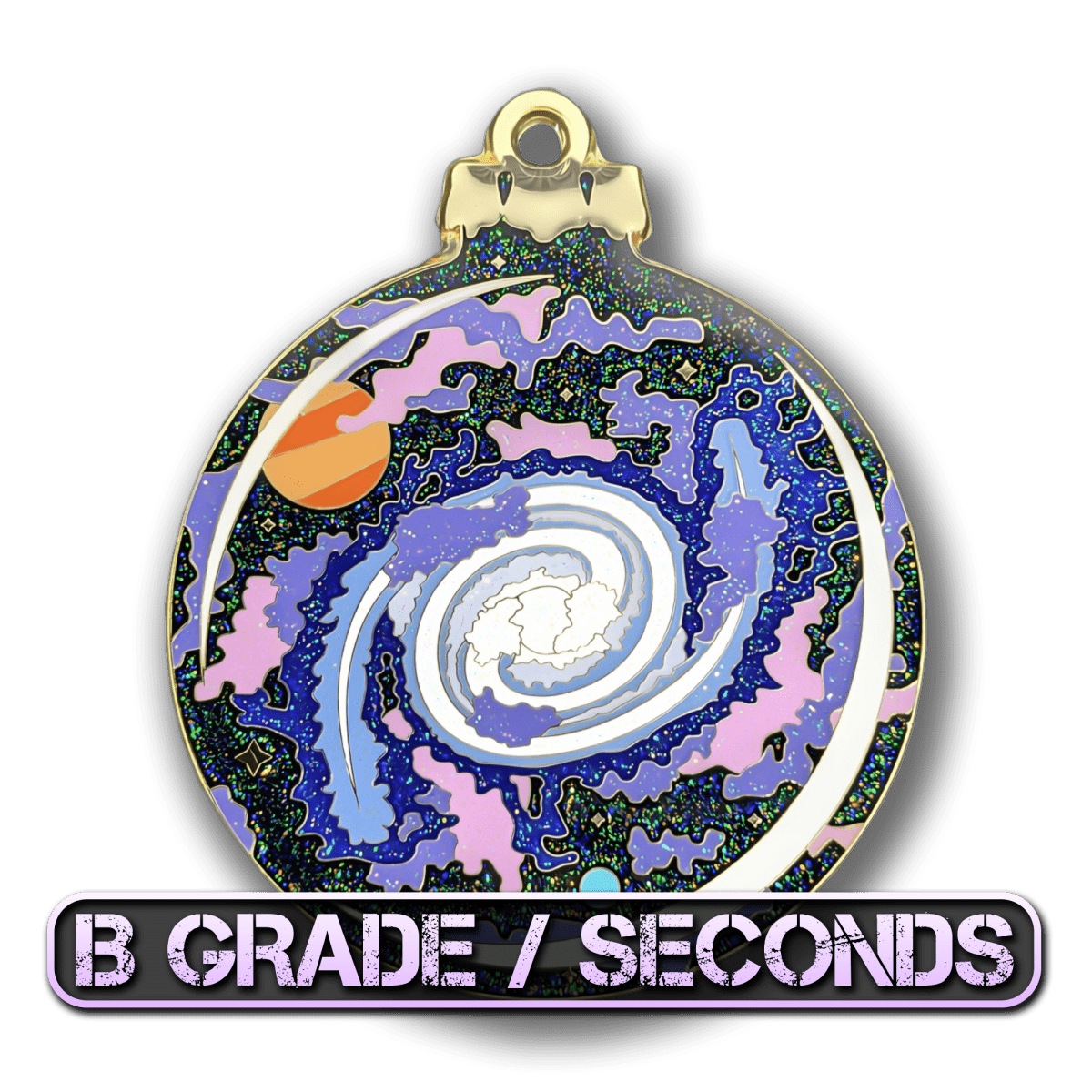 Galaxy Ornament Enamel Pin (B Grade)