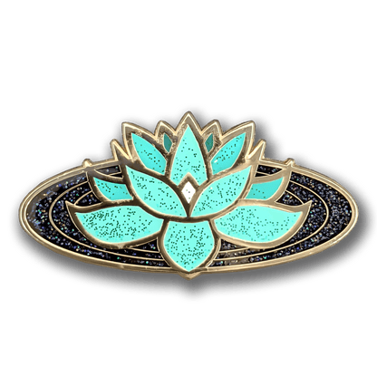 Ghost Lotus Enamel Pin