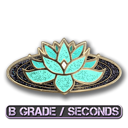 Ghost Lotus Enamel Pin (B Grade)