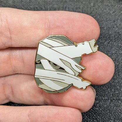 Gibdo Mask Enamel Pin (The Legend Of Zelda: Majora's Mask) (B Grade)