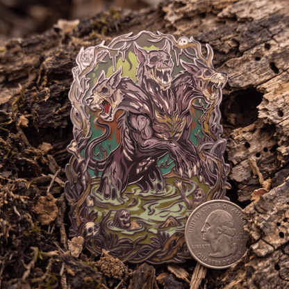 Gluttony - Third Circle Of Hell Enamel Pin