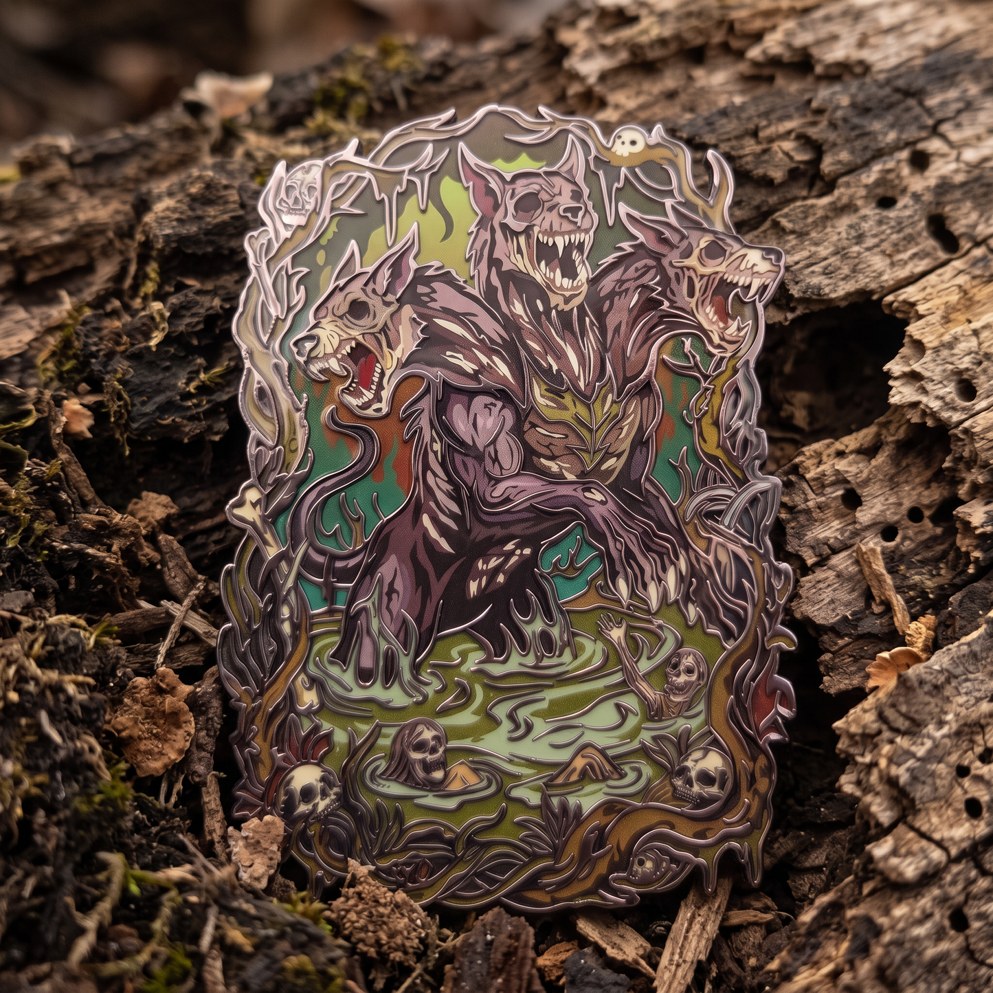 Gluttony - Third Circle Of Hell Enamel Pin
