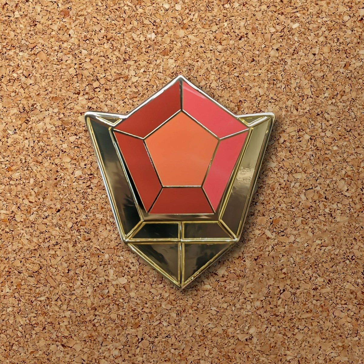 Goron's Ruby Enamel Pin (The Legend Of Zelda: Ocarina Of Time) (B Grade)