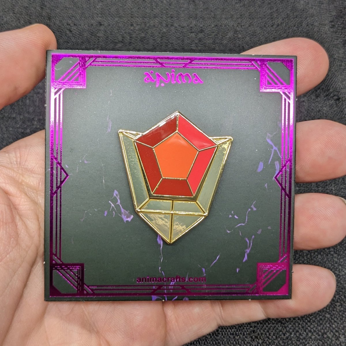 Goron's Ruby Enamel Pin (The Legend Of Zelda: Ocarina Of Time) (B Grade)