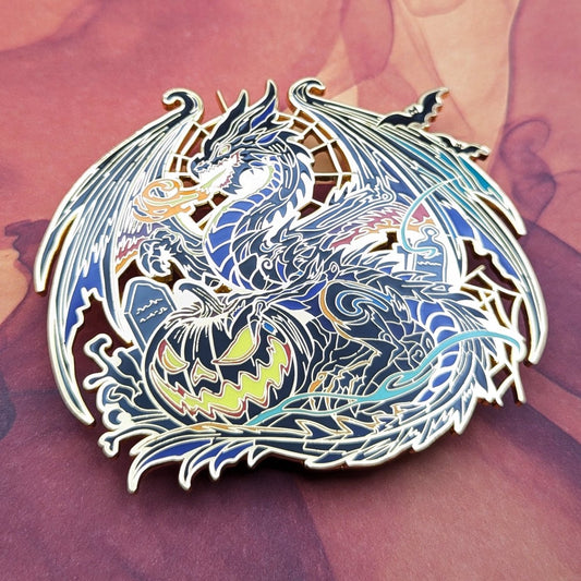 Gourtrix, Dragon Of Fright Enamel Pin (Dragon Aspects Vol.1)