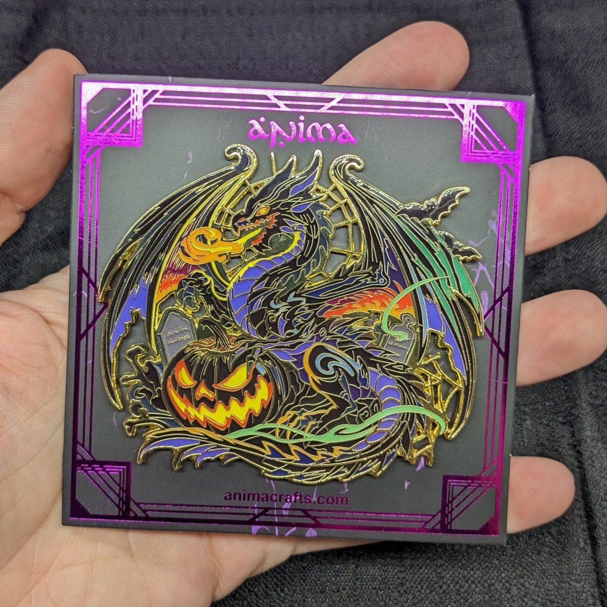 Gourtrix, Dragon Of Fright Enamel Pin (Dragon Aspects Vol.1) (B Grade)