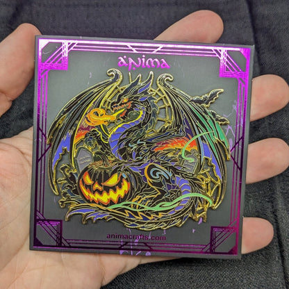 Gourtrix, Dragon Of Fright Enamel Pin (Dragon Aspects Vol.1) (B Grade)