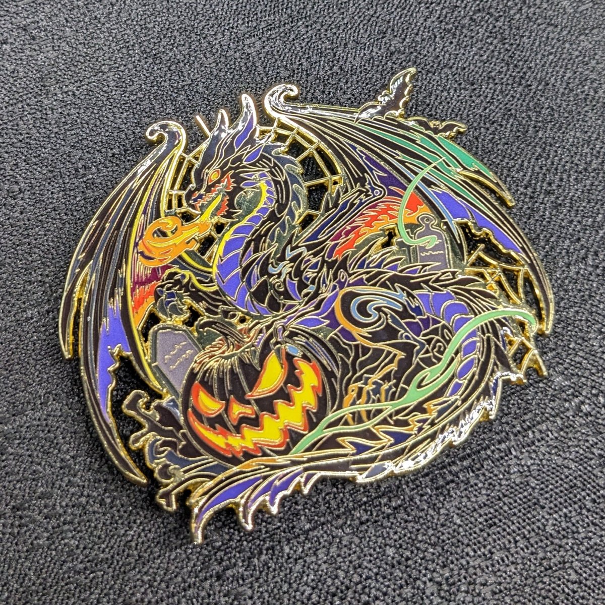 Gourtrix, Dragon Of Fright Enamel Pin (Dragon Aspects Vol.1) (B Grade)