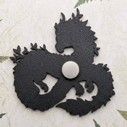 Grass Dragon Collectible Art Magnet