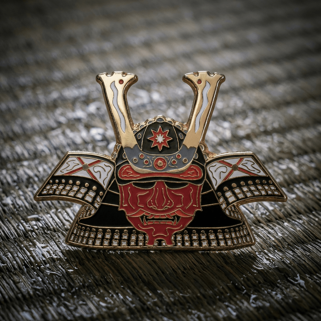 Hell Kabuto Enamel Pin