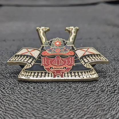 Hell Kabuto Enamel Pin (B Grade)