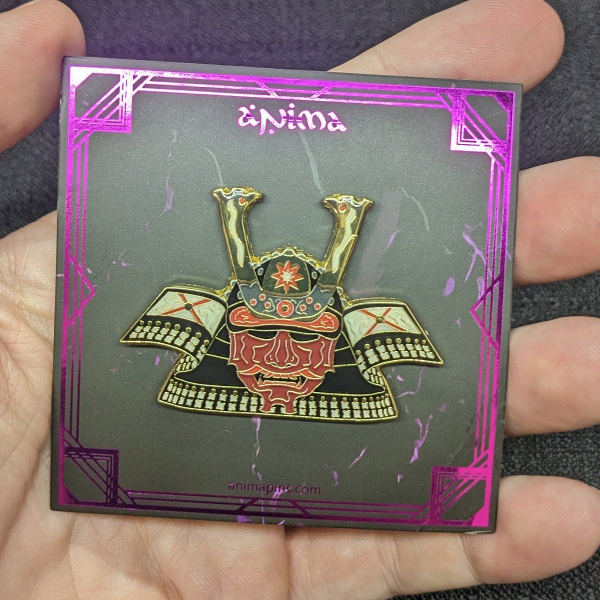 Hell Kabuto Enamel Pin (B Grade)
