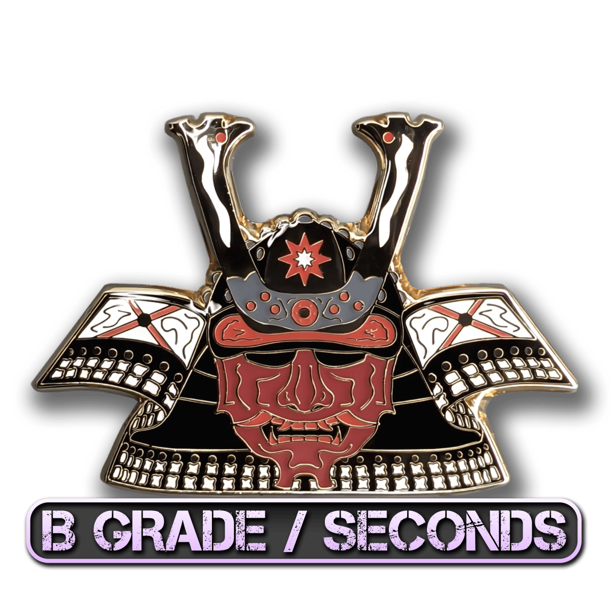 Hell Kabuto Enamel Pin (B Grade)